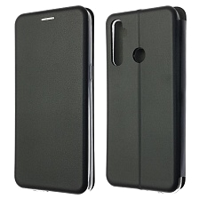Чехол книжка STYLISH для Realme C3, экокожа, визитница, цвет черный Чехол книжка STYLISH для Realme C3, экокожа, визитница, цвет черный