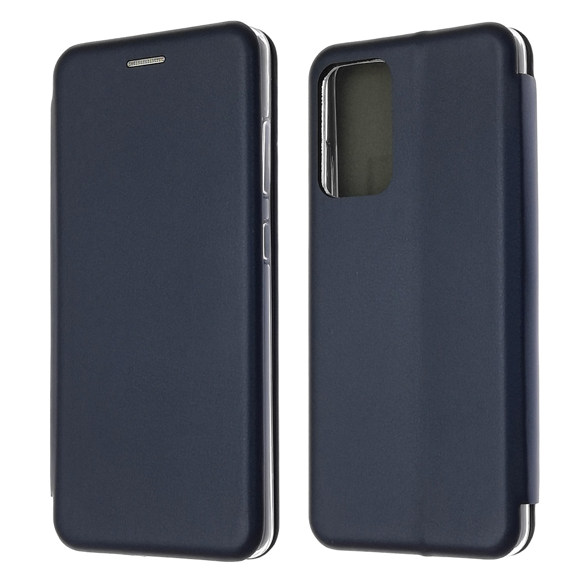 Чехол книжка STYLISH для SAMSUNG Galaxy A52 (SM-A525), экокожа, визитница, цвет темно синий