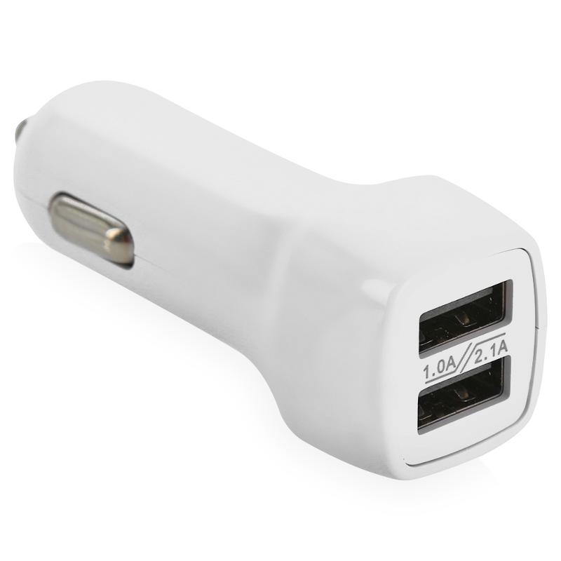 АЗУ (Автомобильное зарядное устройство) NName (2USB/2A), цвет белый.