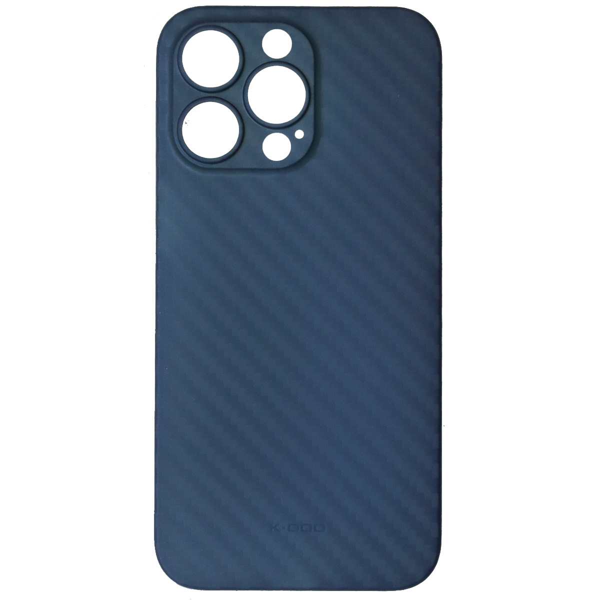 Чехол накладка K-DOO для APPLE iPhone 13 Pro, силикон, карбон, цвет темно синий Чехол накладка K-DOO для APPLE iPhone 13 Pro, силикон, карбон, цвет темно синий
