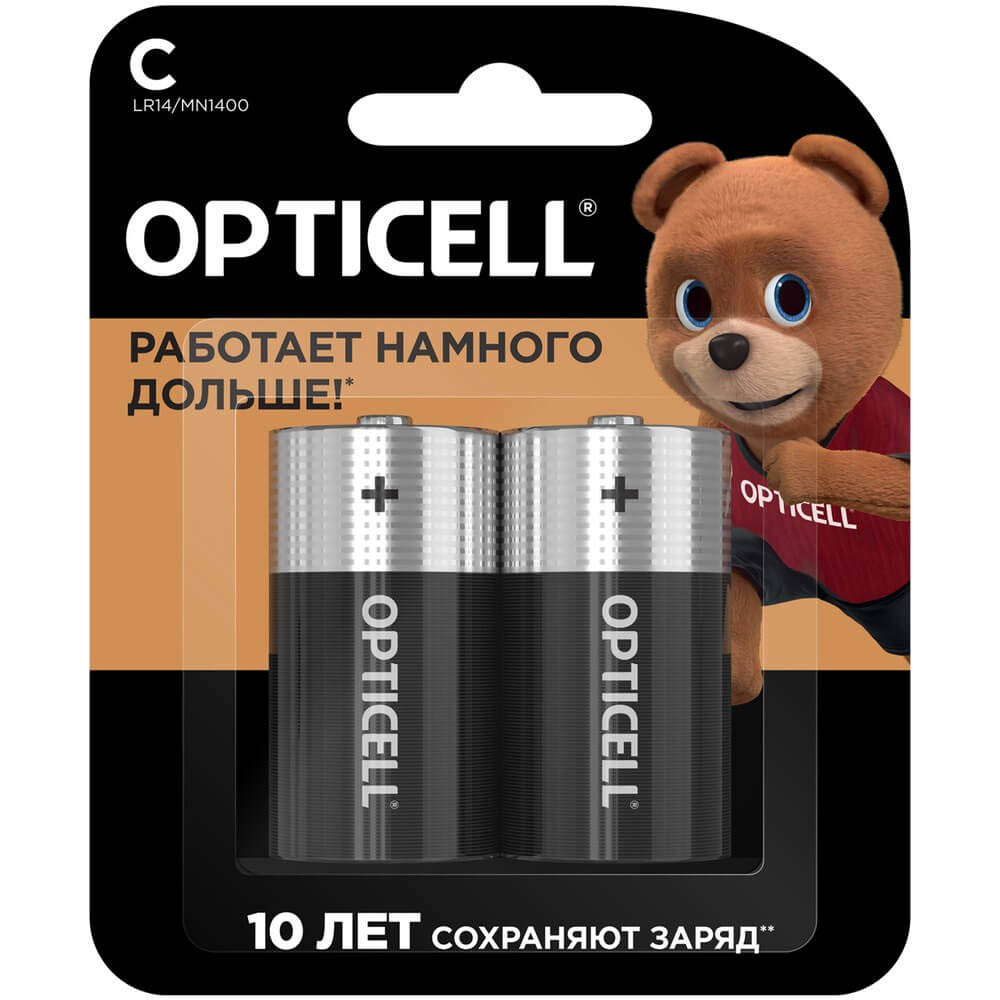 Батарейка OPTICELL BASIC LR14 C BL2 1.5V Батарейка OPTICELL BASIC LR14 C BL2 1.5V