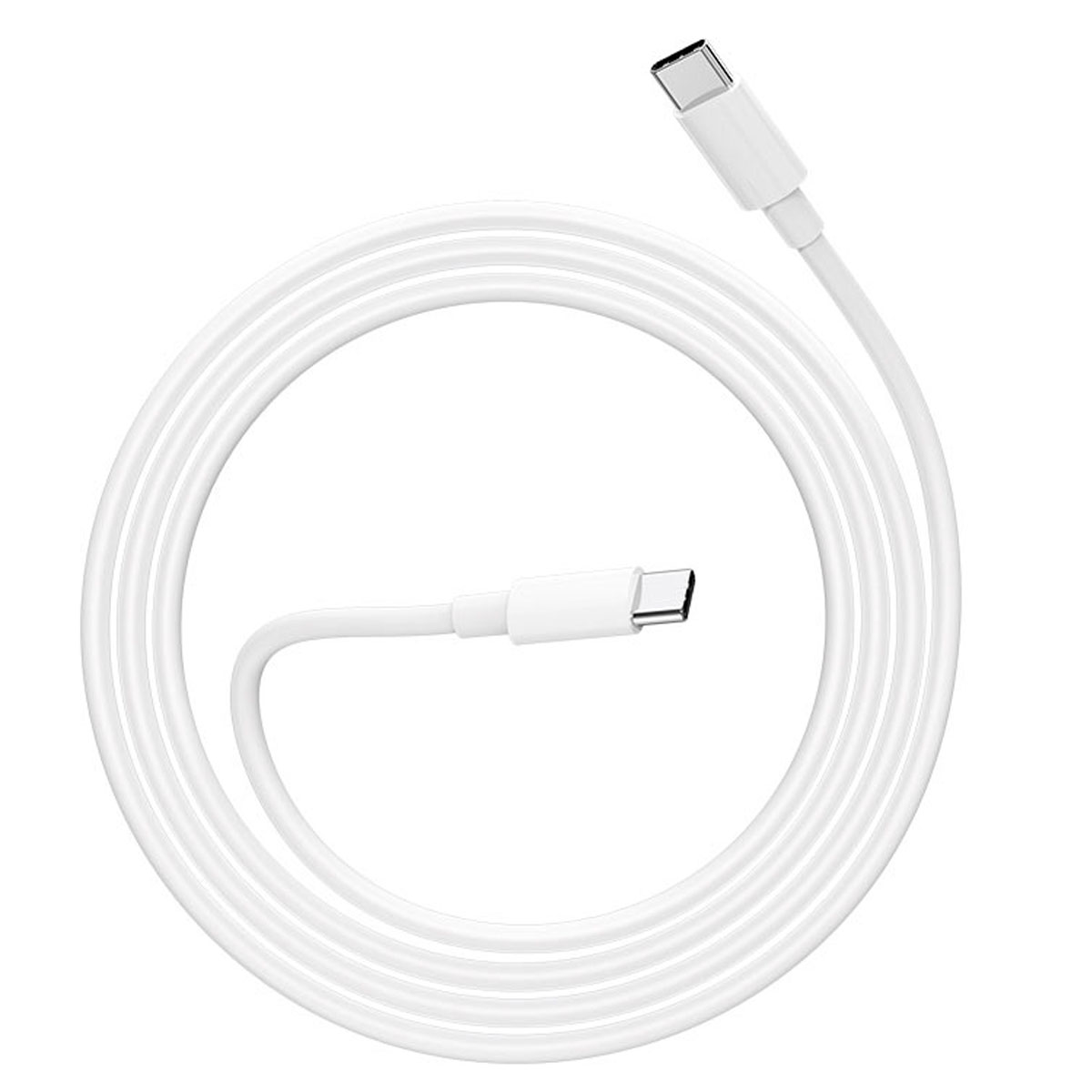 Кабель BOROFONE BX44 USB Type C на USB Type C, 5A, 100W, длина 1 метр, цвет белый