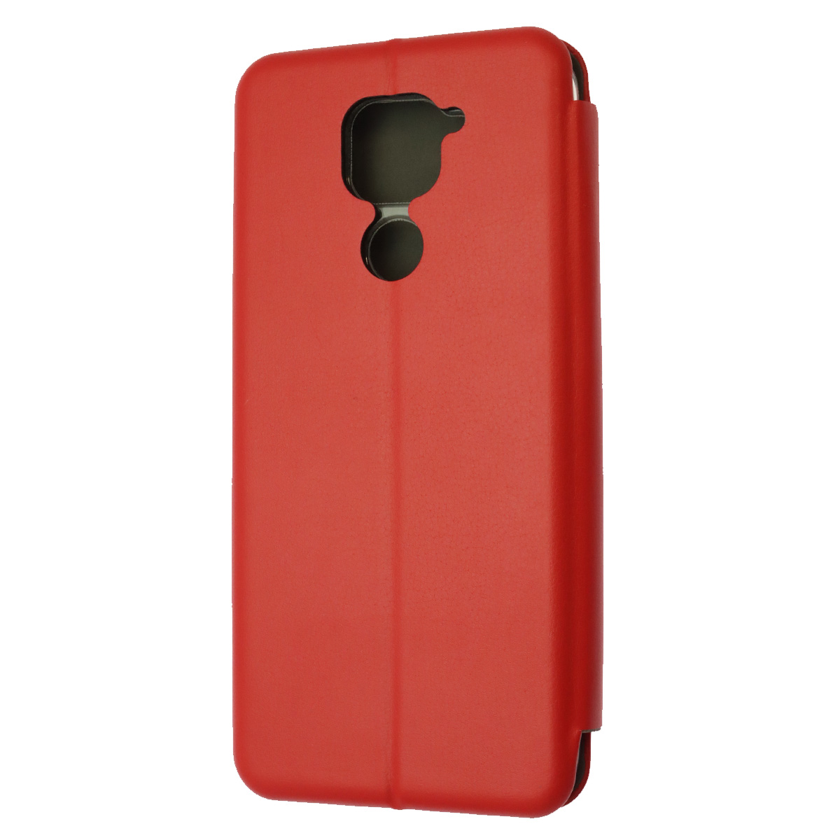 Чехол книжка STYLISH для XIAOMI Redmi Note 9, экокожа, визитница, цвет красный