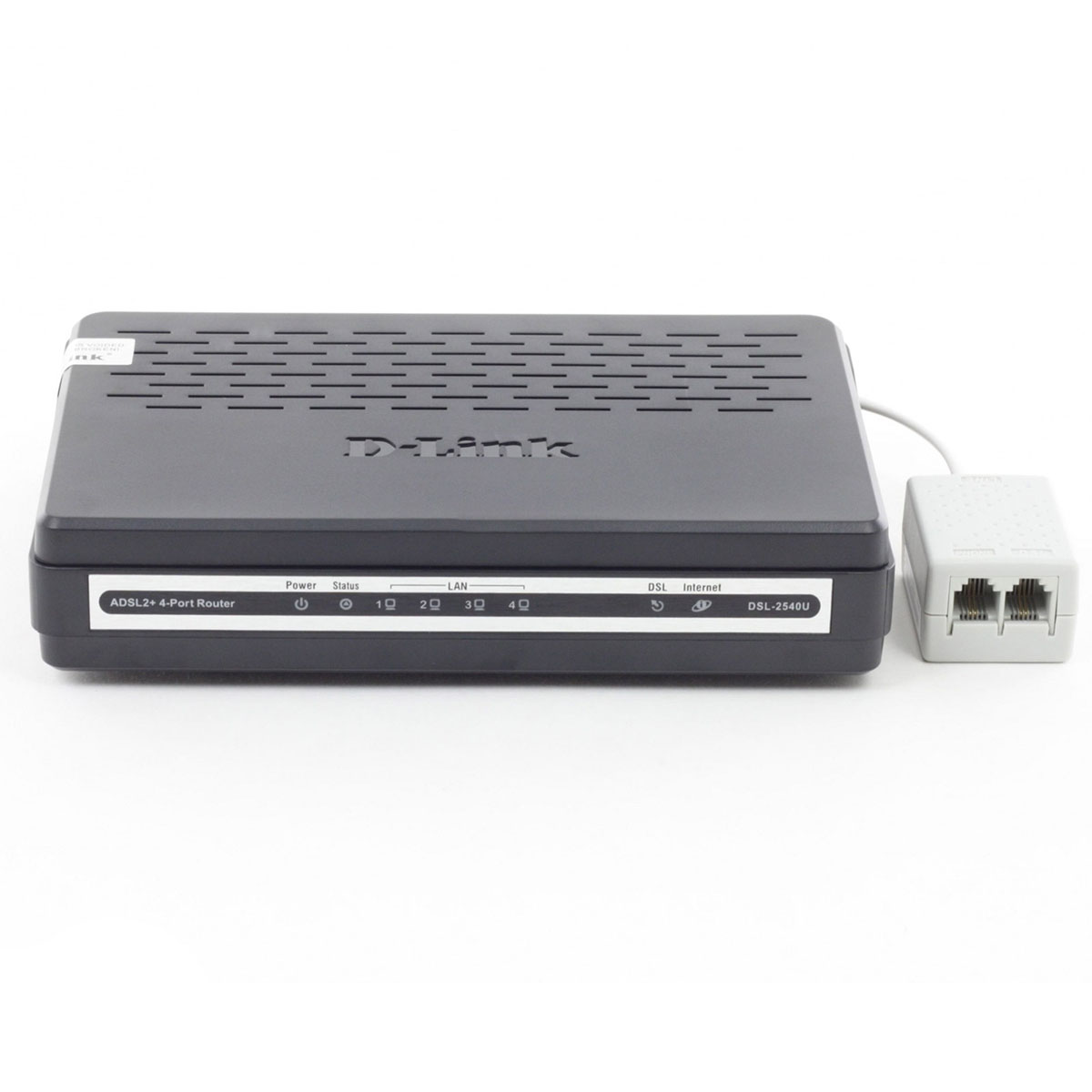 Роутер, маршрутизатор ADSL D-LINK DSL-2540U, ADSL2/2+ (AnnexA/L/M), цвет черный