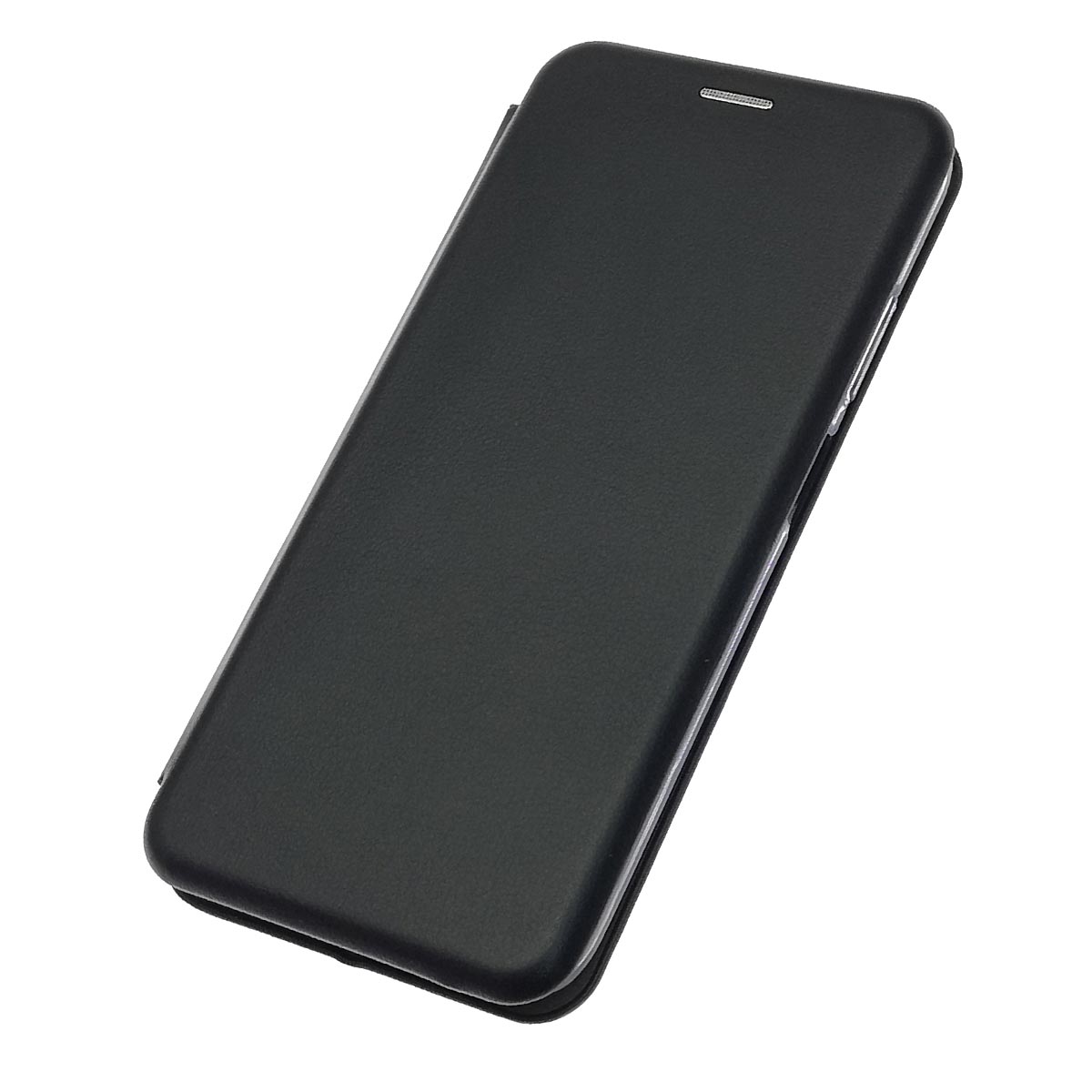 Чехол книжка STYLISH для XIAOMI Redmi Note 9T, экокожа, визитница, цвет черный