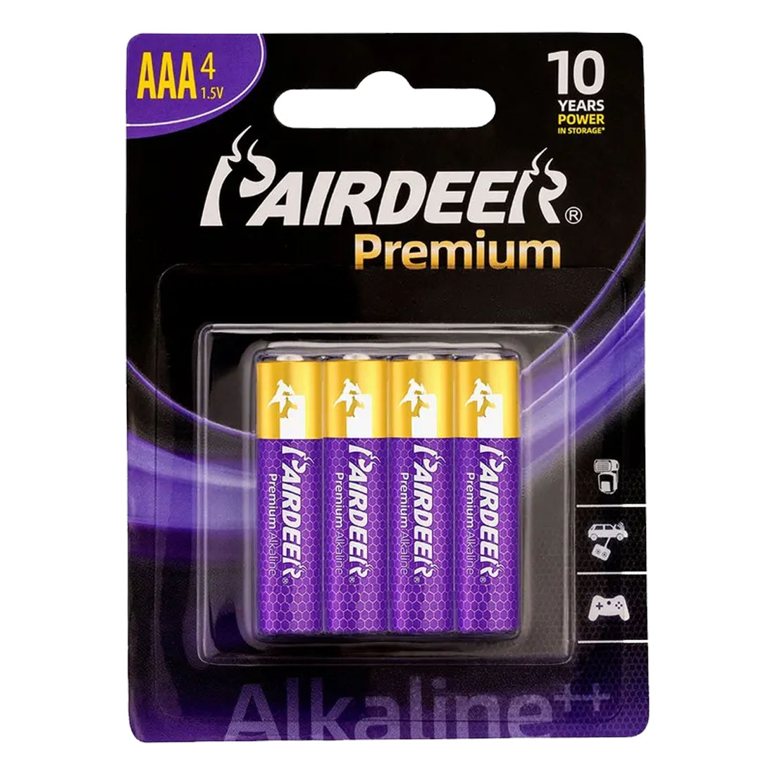 Батарейка PAIRDEER Premium LR03 AAA BL4 Alkaline 1.5V