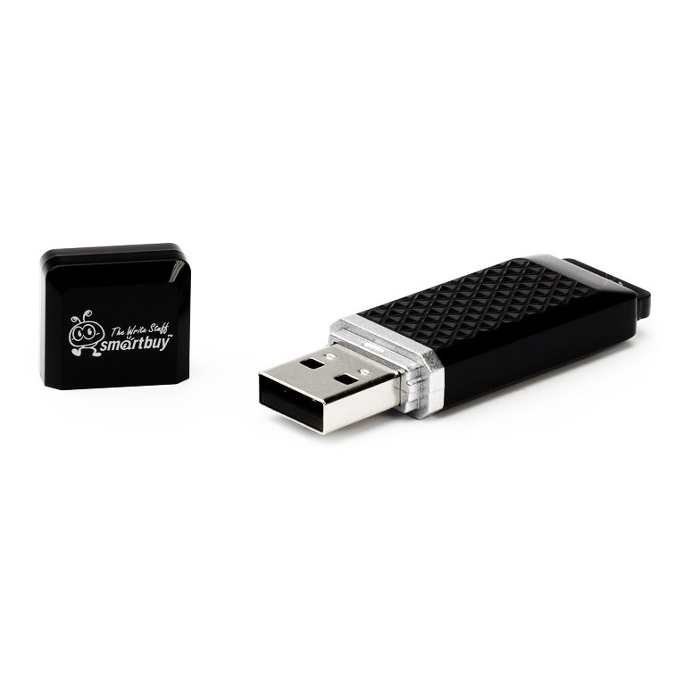 Флешка USB 32GB SMARTBUY Quartz, цвет черный