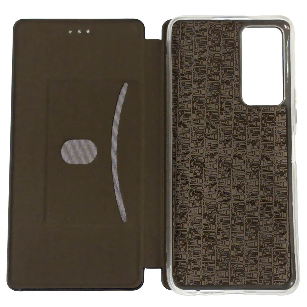 Чехол книжка STYLISH для TECNO Camon 18, 18P, 18T, экокожа, визитница, цвет темно синий