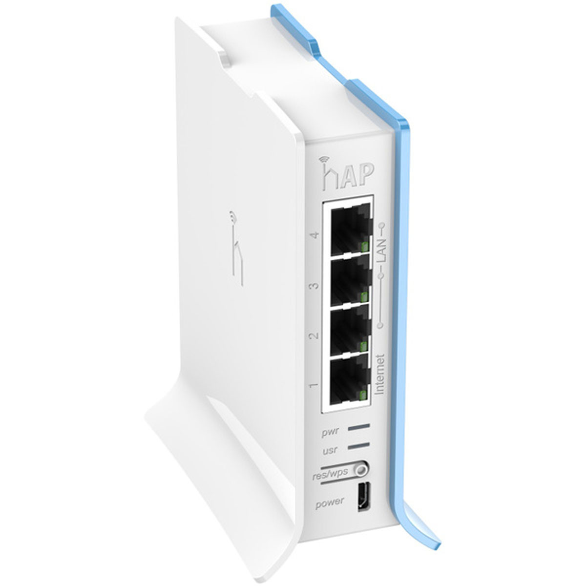 Wi-Fi роутер MIKROTIK hAP lite (RB941-2nD-TC), цвет сине белый