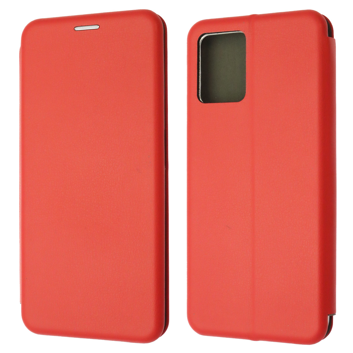 Чехол книжка STYLISH для Realme 8i, экокожа, визитница, цвет красный