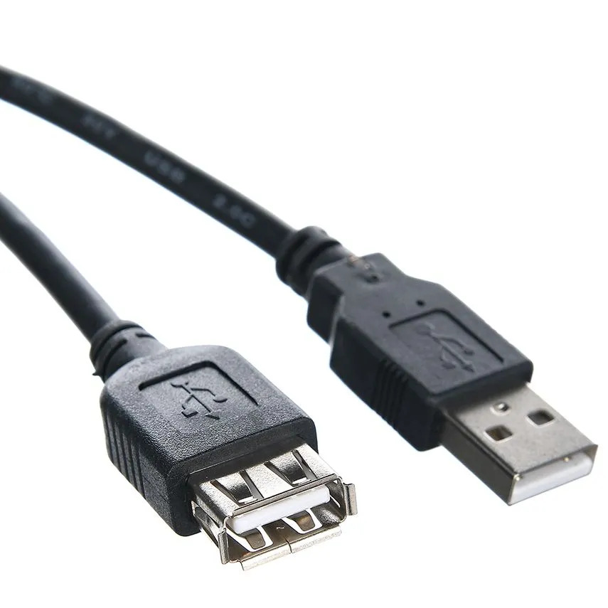 Удлинитель USB 2.0 AF-AF TELECOM 1.5 метра, длина 1.5 метра, цвет черный