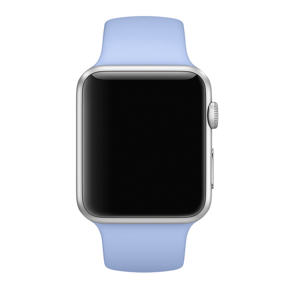 Ремешок для APPLE Watch спортивный Sport, размер 42 - 44 мм, цвет светло синий