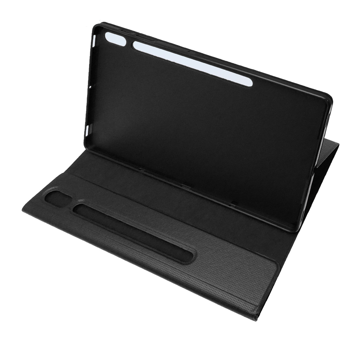 Чехол книжка для планшета SAMSUNG Galaxy TAB S7 Plus, TAB S8 Plus, цвет черный