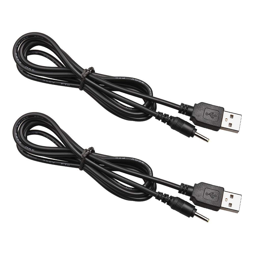 Кабель питания USB A (штекер) - DC 2.5x0.7 мм (штекер) 1.0 метр (жёлтый, для китайских планшетов).