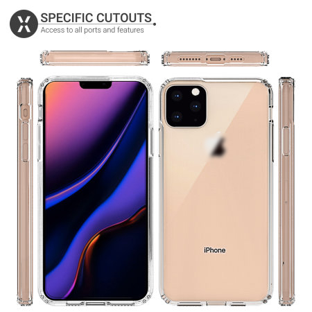 Чехол накладка TPU CASE для APPLE iPhone 11 Pro MAX, силикон, цвет прозрачный.