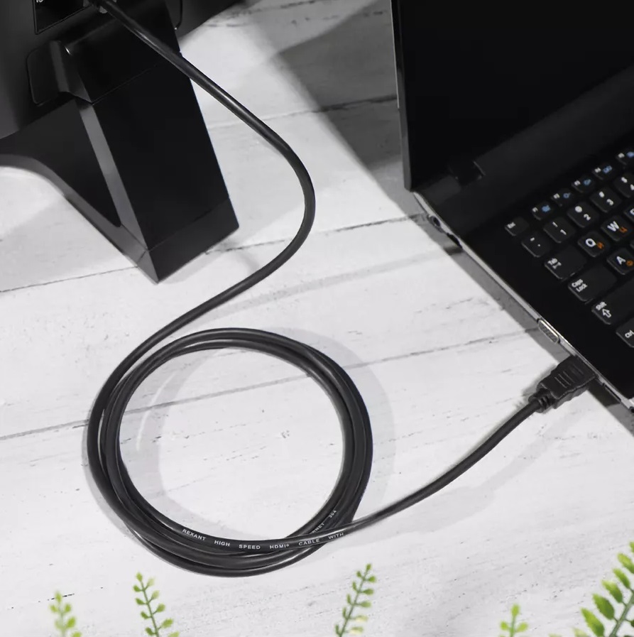 Кабель GFPower HDMI - HDMI, длина 1.5 метра,  4K, 2K, FullHD [ver.1.4], силикон, плоский, цвет черный