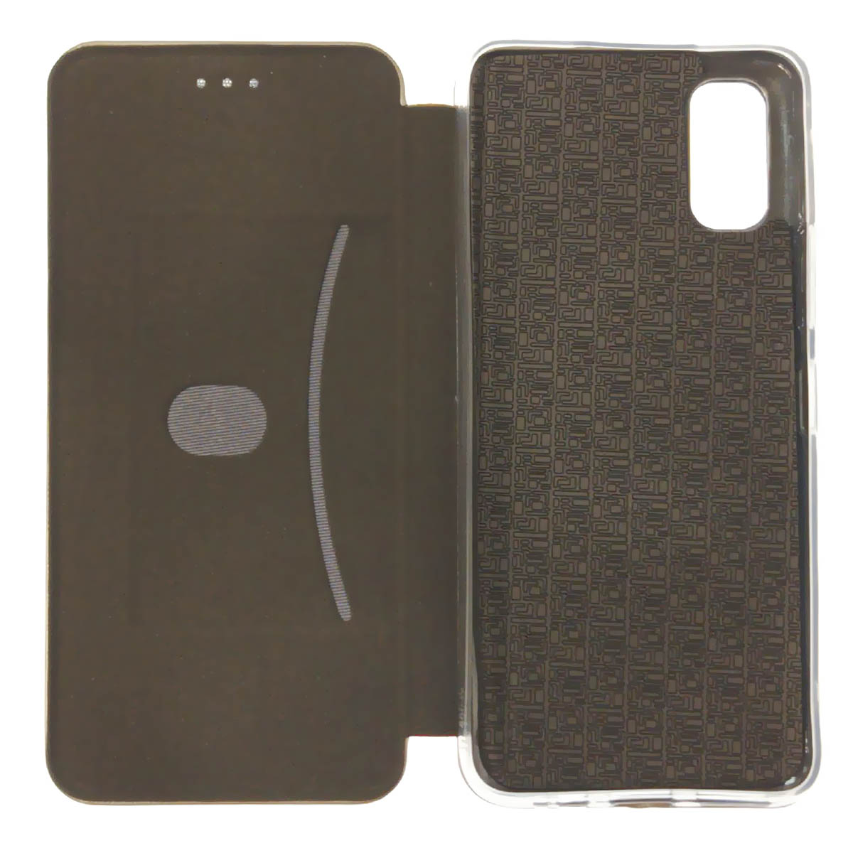 Чехол книжка STYLISH для TECNO Spark 8P, экокожа, визитница, цвет золотистый