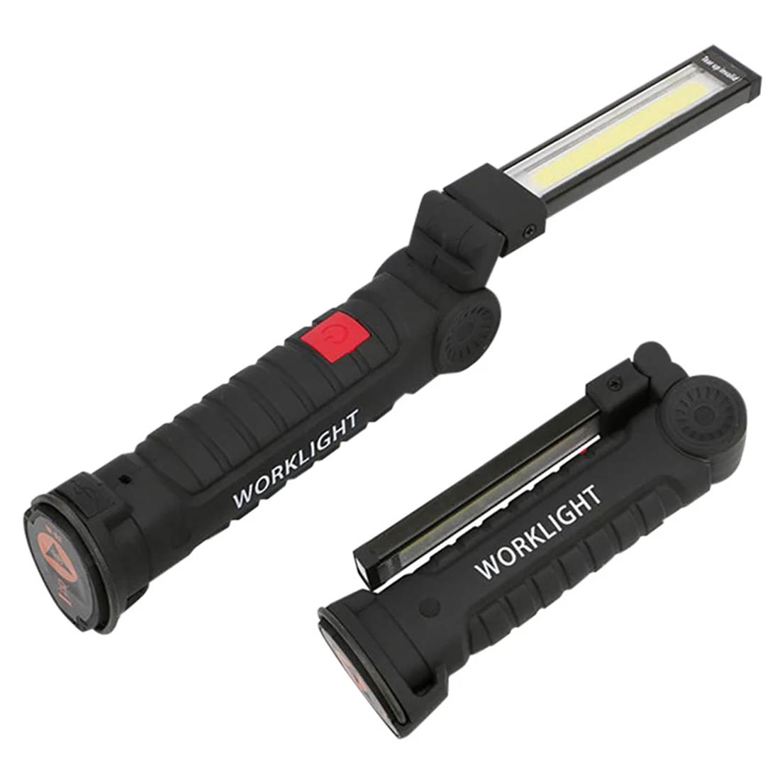 Фонарь подвесной, ручной W-51, 5 режимов, магнит, крюк, цвет черный