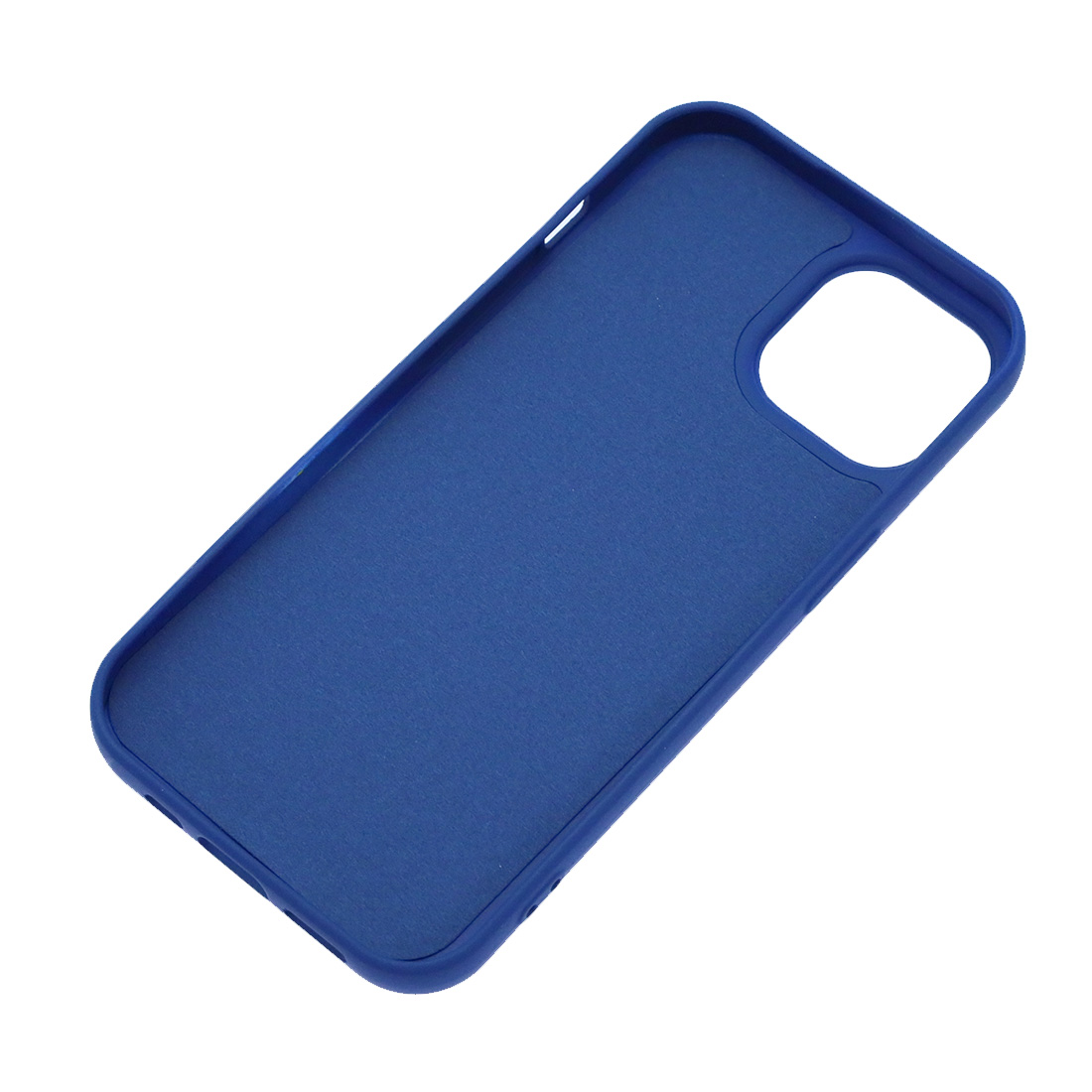 Чехол накладка Silicon Case для APPLE iPhone 15 (6.1"), силикон, бархат, цвет синий
