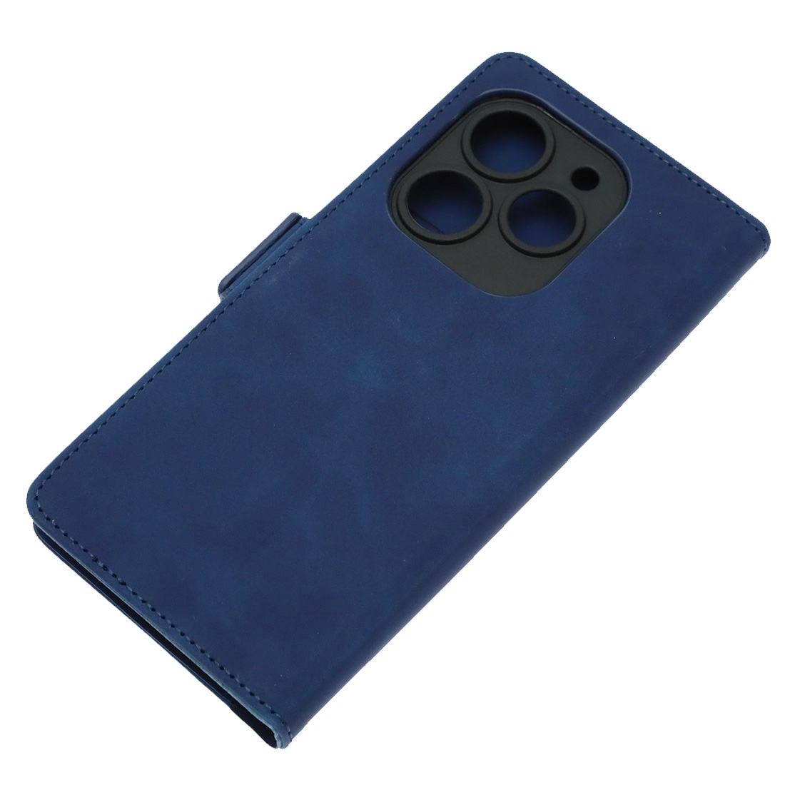 Чехол книжка NICE для TECNO Spark 20, Spark 20C, защита камеры, экокожа, визитница, цвет темно синий