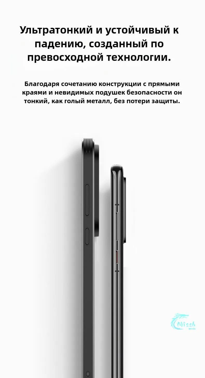 Чехол накладка DMERICTS для XIAOMI 15 ULTRA, пластик, текстура кожи, цвет черный
