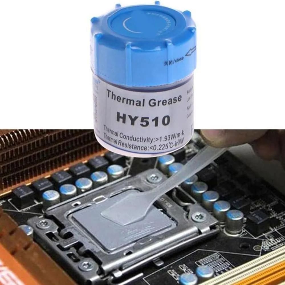 Термопаста HY510 Thermal Grease, флакон 10 гр с лопаткой для нанесения пасты