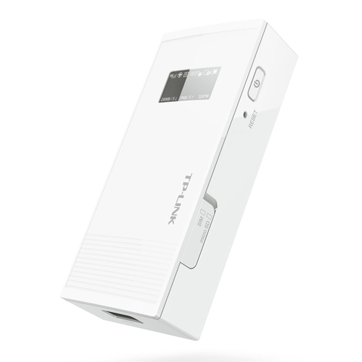 Мобильный беспроводной 3G Wi-Fi роутер TP-LINK M5360 с аккумулятором Power Bank на 5200 мАч, цвет белый