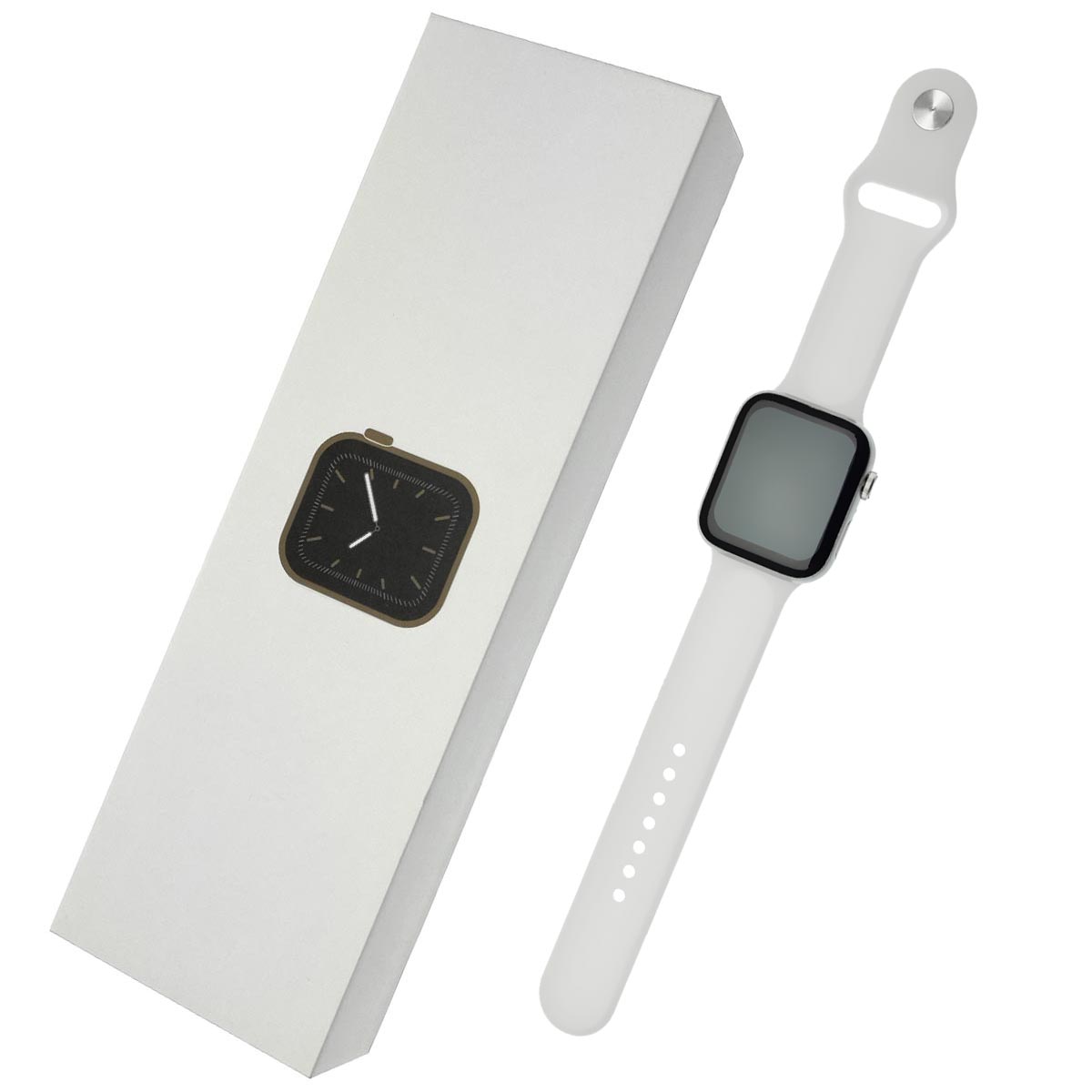 Умные часы и фитнес браслет SMART Watch series 6, цвет серебристый (-70%)