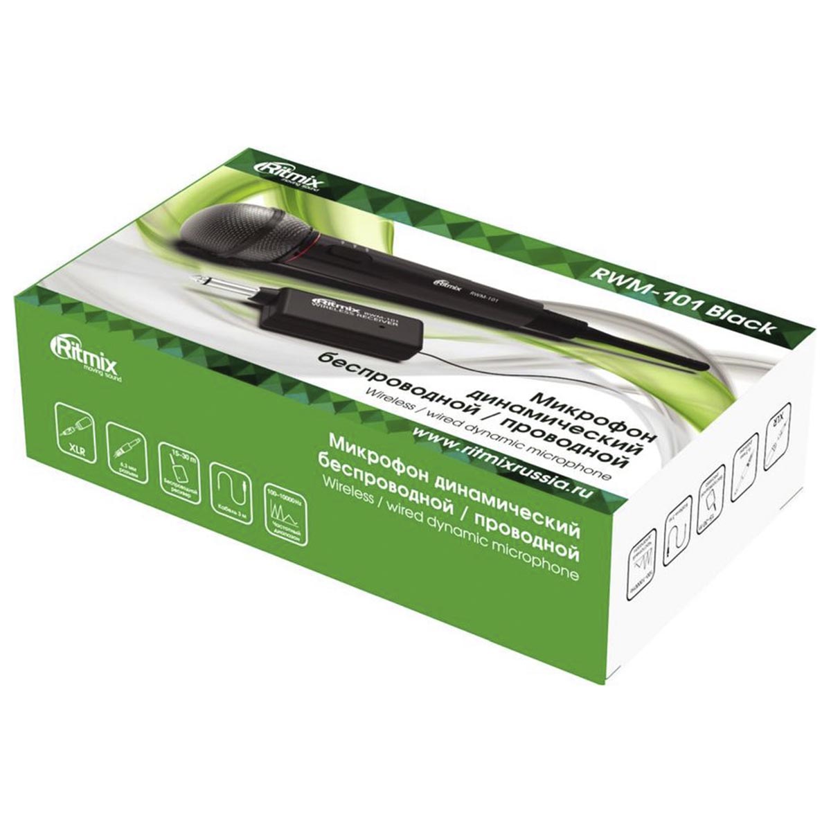 Микрофон RITMIX RWM-101, цвет черный
