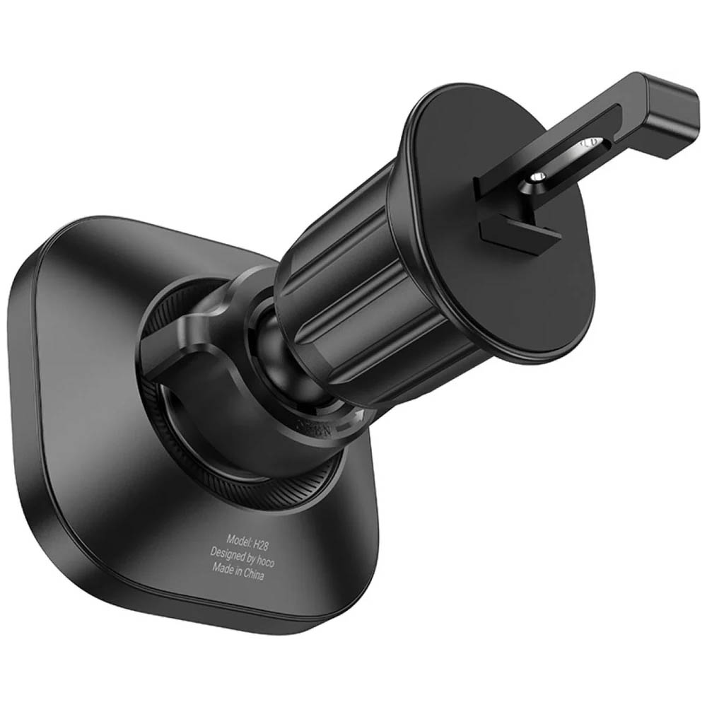 Автомобильный магнитный держатель HOCO H28 с креплением под MagSafe для смартфона, в воздуховод, цвет черный