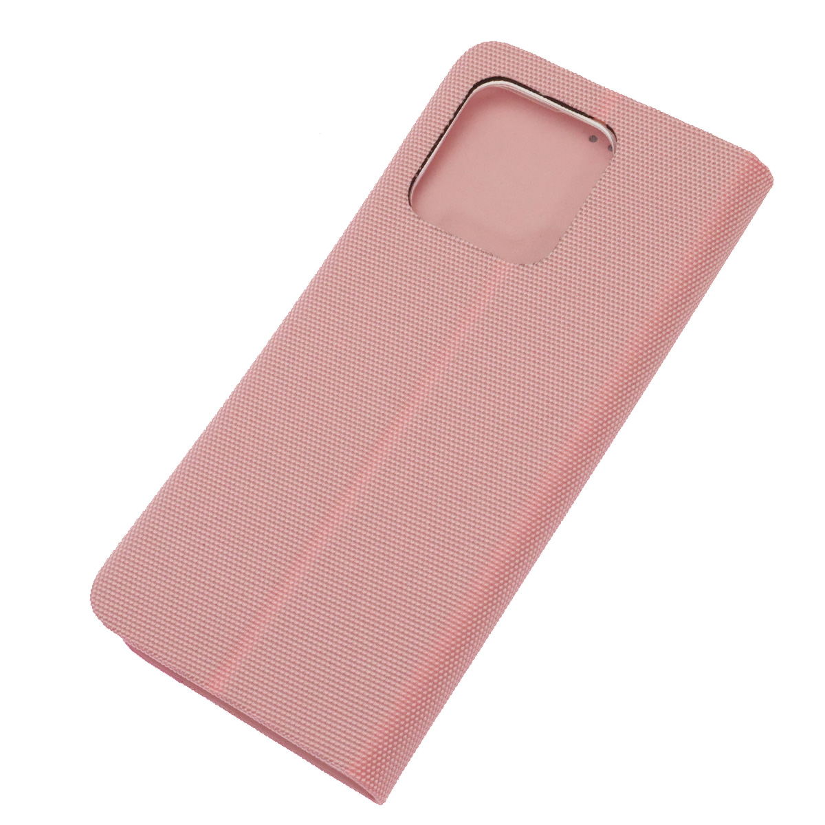 Чехол книжка MESH для XIAOMI Redmi 10C, XIAOMI POCO C40, текстиль, силикон, бархат, визитница, цвет розовый