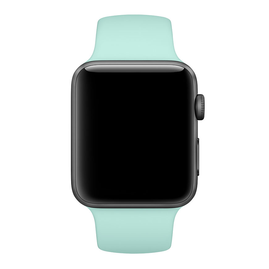 Ремешок для Apple Watch спортивный "Sport", размер 38-40 mm, цвет морской зеленый