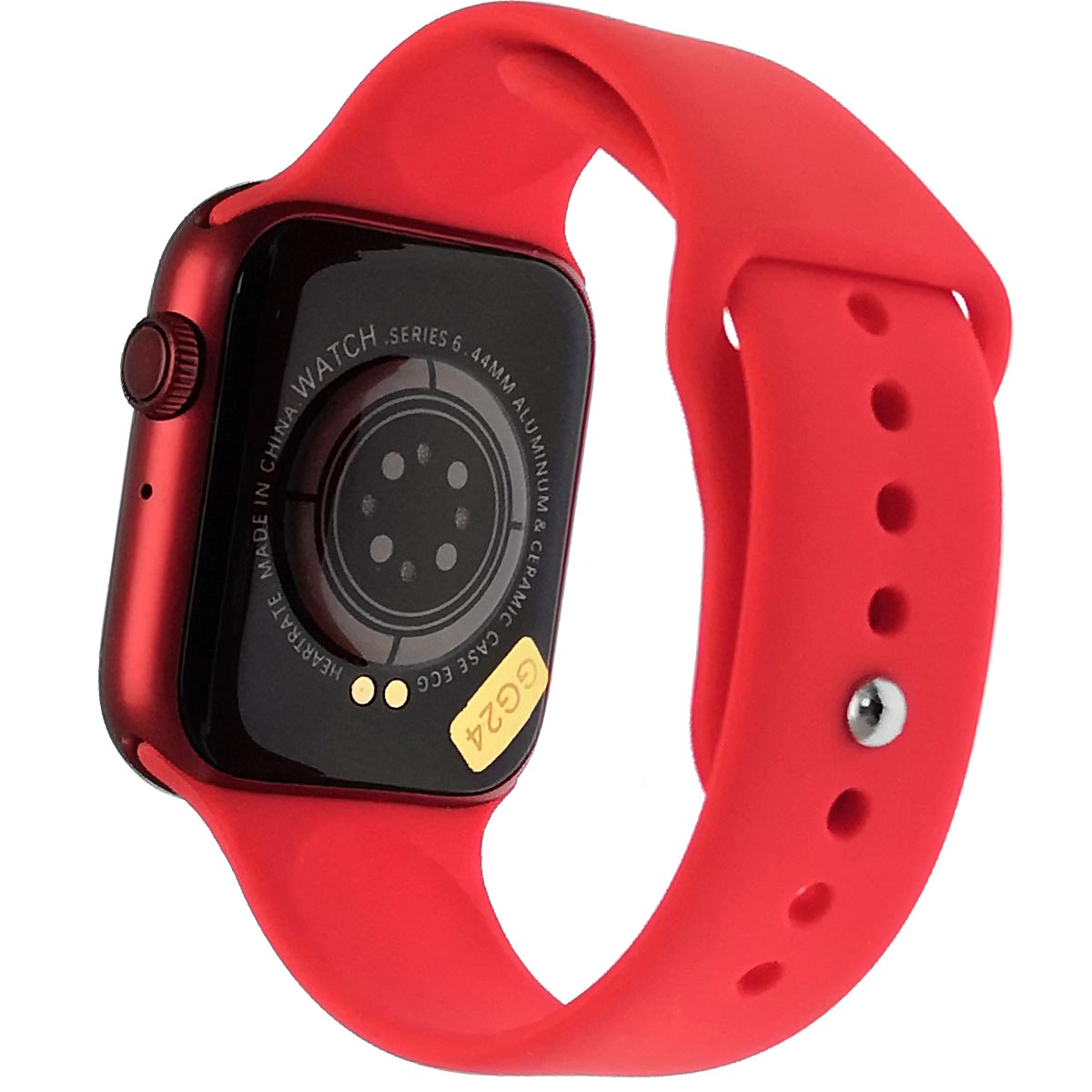 Смарт-часы Smart Watch AK76, Bluetooth, шагомер, датчик пульса, цвет красный (-70%)