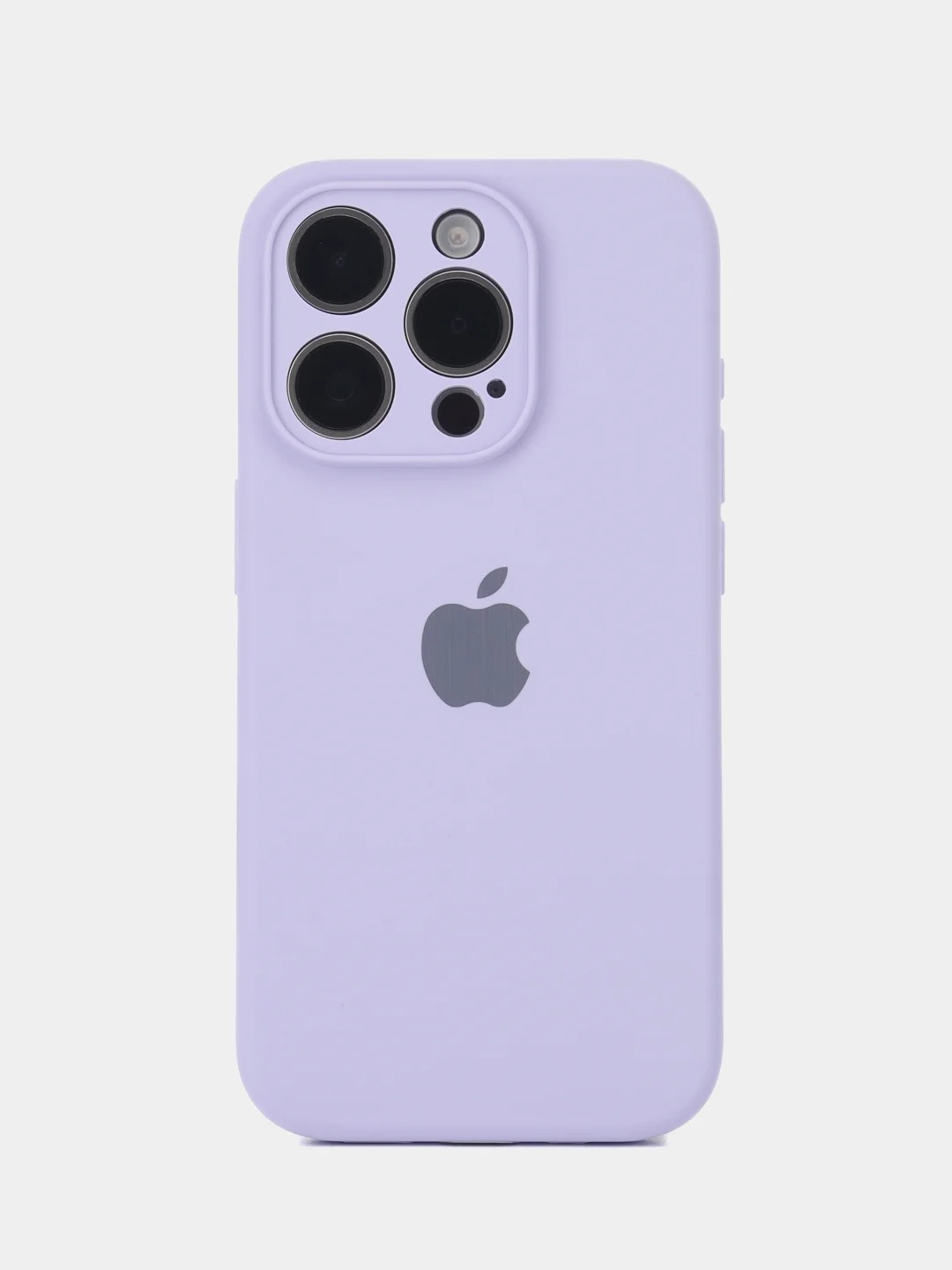 Чехол накладка Silicone Case для APPLE iPhone 13, L-ogo, защита камеры, силикон, бархат, цвет сиреневый
