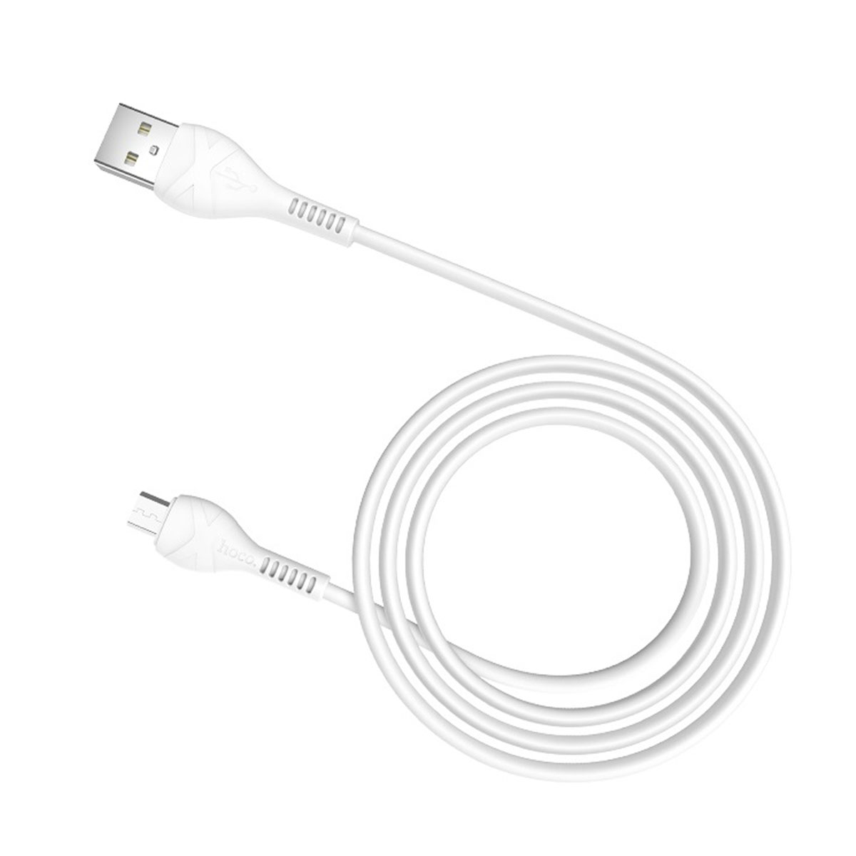 Кабель Micro USB, HOCO X37 Cool Power, длина 1 метр, 2.4A, цвет белый