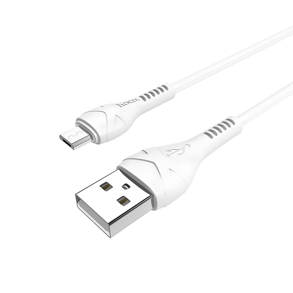 Кабель Micro USB, HOCO X37 Cool Power, длина 1 метр, 2.4A, цвет белый