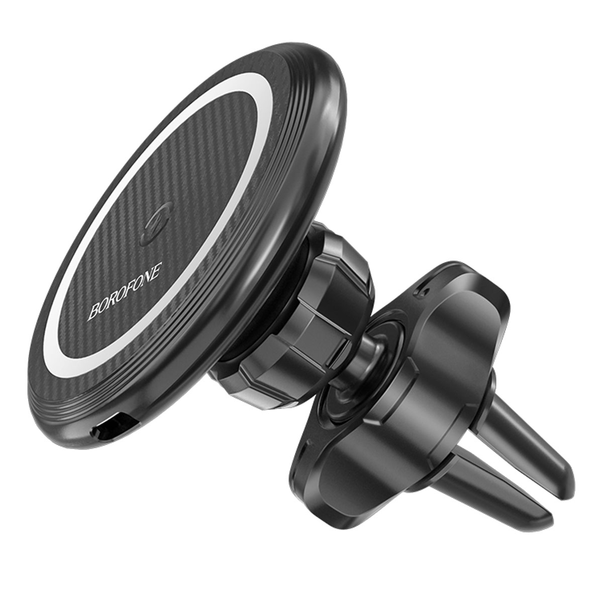 Автомобильный магнитный держатель BOROFONE BH45 Mobile с креплением под MagSafe для смартфона, 15W, беспроводная зарядка, цвет черный