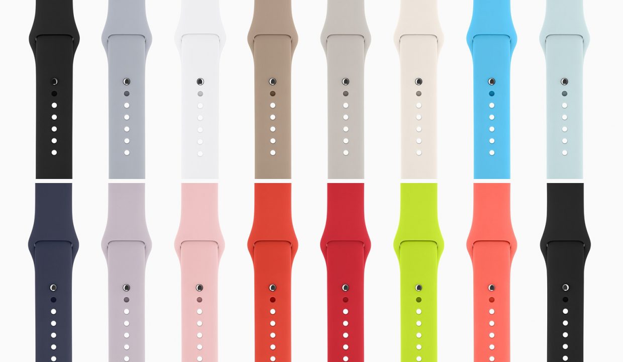 Ремешок силиконовый Special Case для Apple Watch 38/40 мм Fog / Бледно голубой (S/M/L).