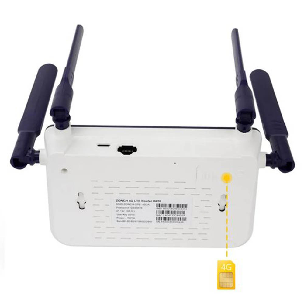 4G / 5G модем, Wi-Fi роутер, маршрутизатор ZONCH B620, 1 LAN, цвет фиолетово белый
