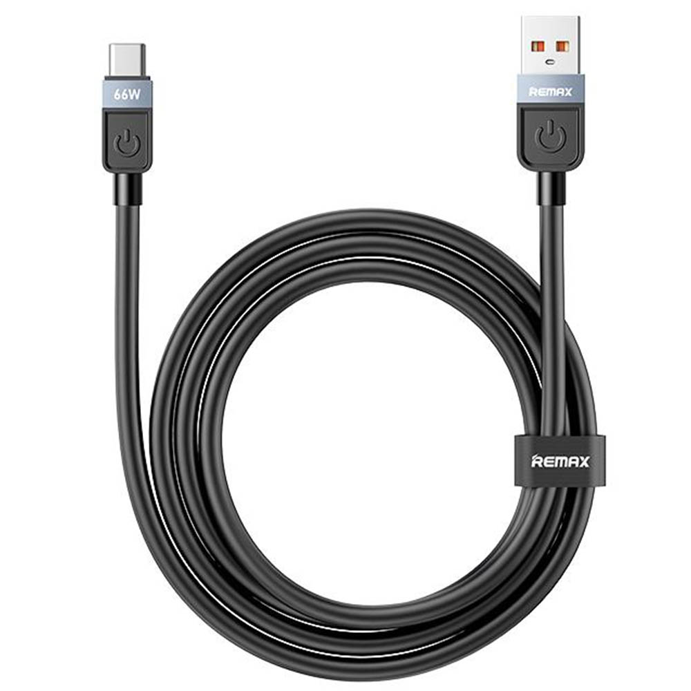 Кабель REMAX CB38(A-C) USB на USB Type C, 66W, 6А, длина 1.2 метра, цвет черный