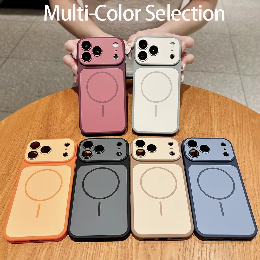Чехол накладка KaiYingF для APPLE iPhone 17 Pro, Magsafe, защита камер, пластик, силикон, золотистый