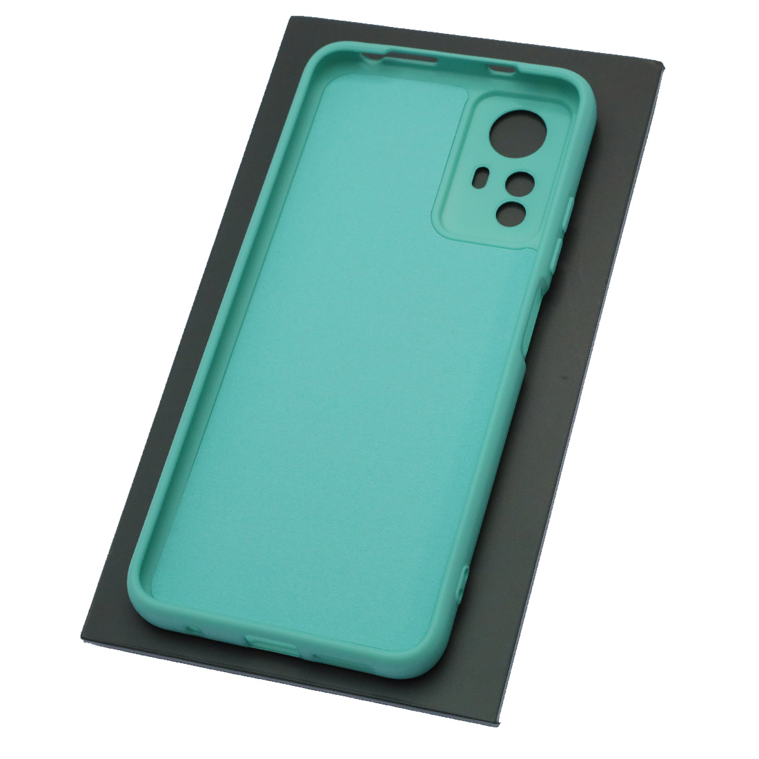 Чехол накладка NANO для XIAOMI Redmi Note 12S, силикон, бархат, цвет бирюзовый