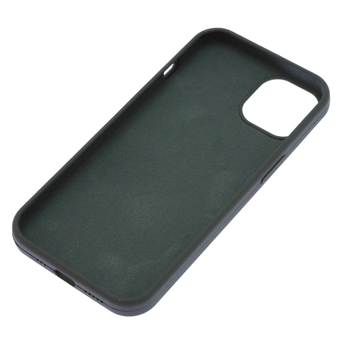 Чехол накладка Silicon Case для APPLE iPhone 14 (6.1"), силикон, бархат, цвет графитовый