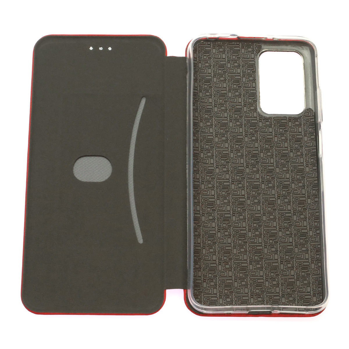 Чехол книжка STYLISH для XIAOMI Redmi 10 (2021), Redmi 10 (2022), экокожа, визитница, цвет красный