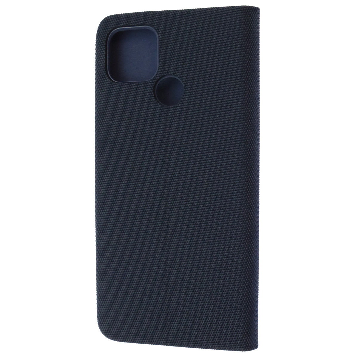 Чехол книжка MESH для Realme C25, C25S, текстиль, силикон, бархат, визитница, цвет темно синий