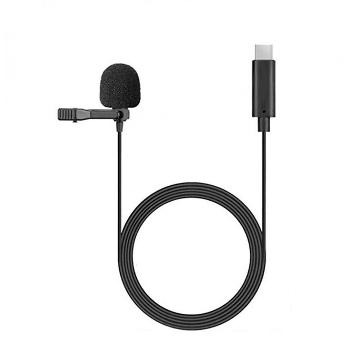 Петличный микрофон Candc DC-C3, Type-C aka USB-C, длина 6 метров, цвет черный (распродажа -50%)