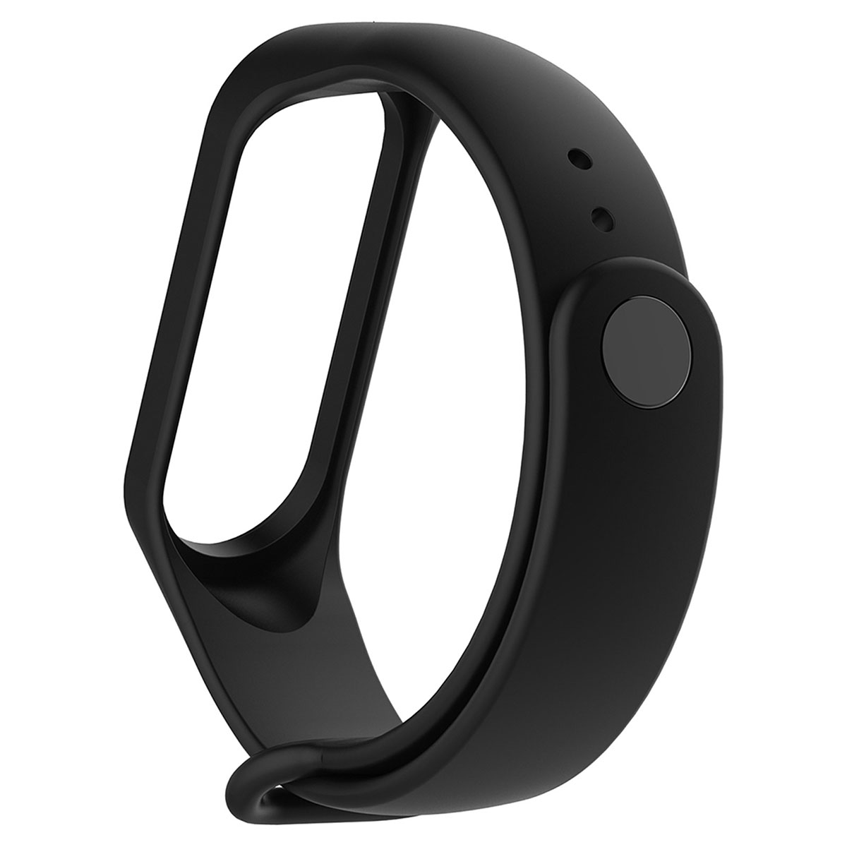 Ремешок на запястье, браслет для XIAOMI Mi Band 3, 4, силикон, цвет черный