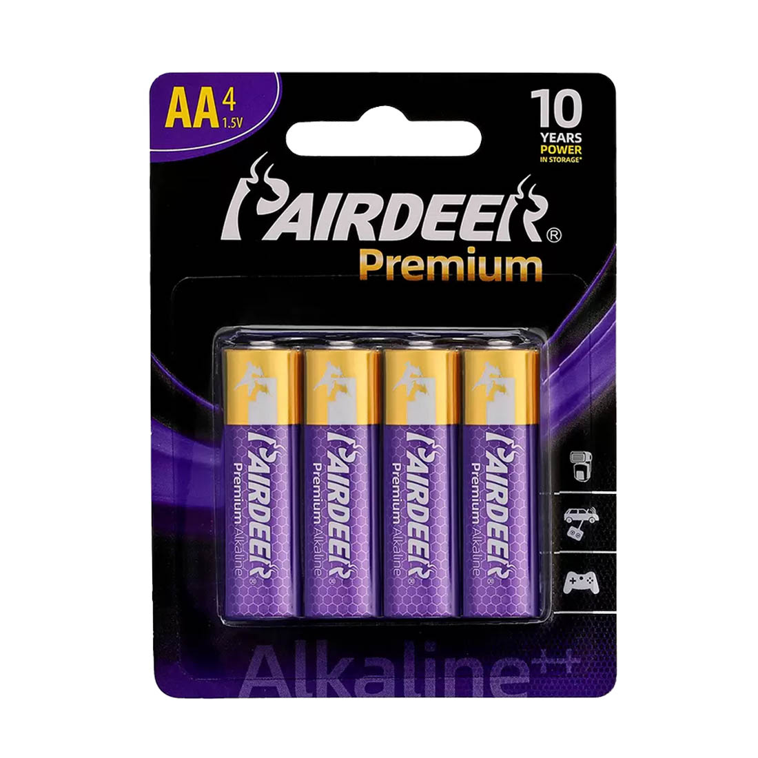 Батарейка PAIRDEER Premium AA LR6 BL4 Alkaline 1.5V
