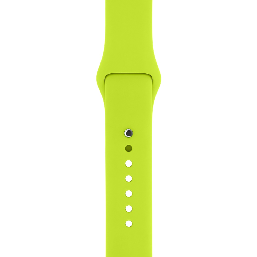 Ремешок для Apple Watch спортивный "Sport", размер 42-44 mm, цвет зеленый