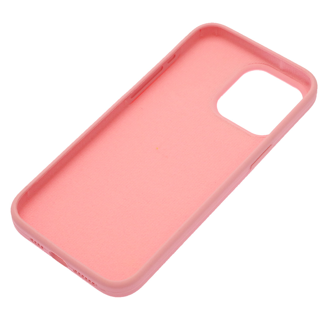 Чехол накладка Silicone Case для APPLE iPhone 15 Pro Max, бархатная подложка, цвет розовый